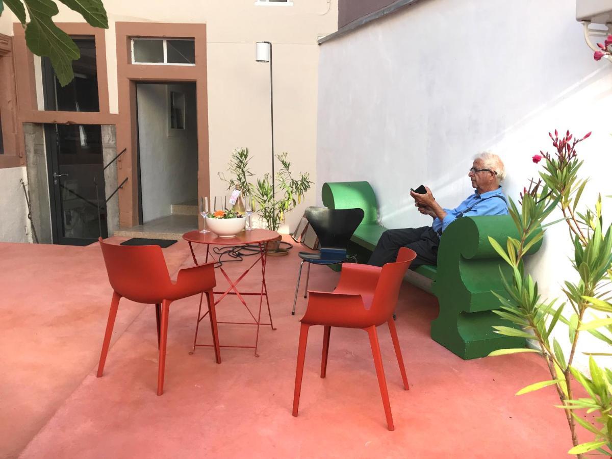 Boutique-Ferienwohnung Im Alten Weinhaus Moser Grunstadt Luaran gambar